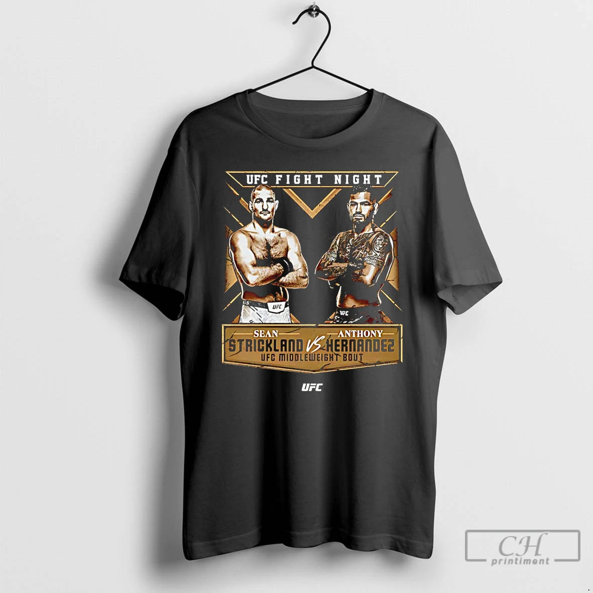 Premium Ufc Fight Night Strickland Vs Hernandez 2026 T-Shirts, Hoodie, Sweatshirt | PopFlextees.com