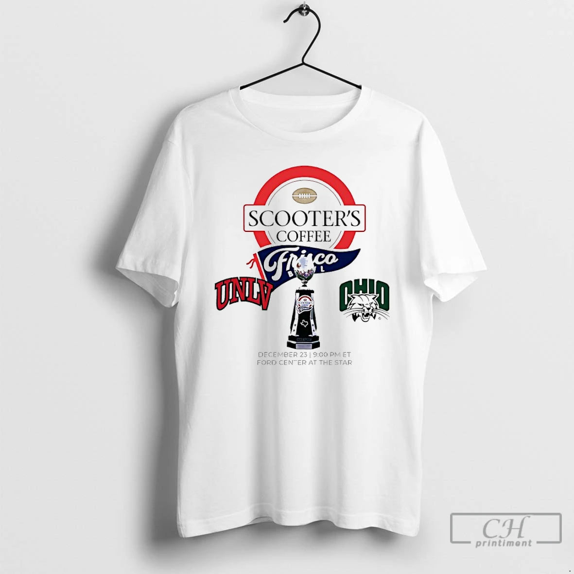 Premium Unlv Rebels Vs Ohio Bobcats 2025 Scooters Coffee Trisco Bowl T-Shirts, Hoodie, Sweatshirt | PopFlextees.com