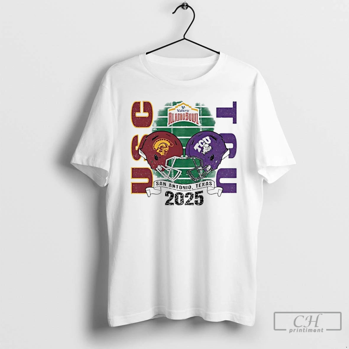 Premium Usc Trojans Vs Tcu Alamo Bowl Bound 2025 Helmets T-Shirts, Hoodie, Sweatshirt | PopFlextees.com