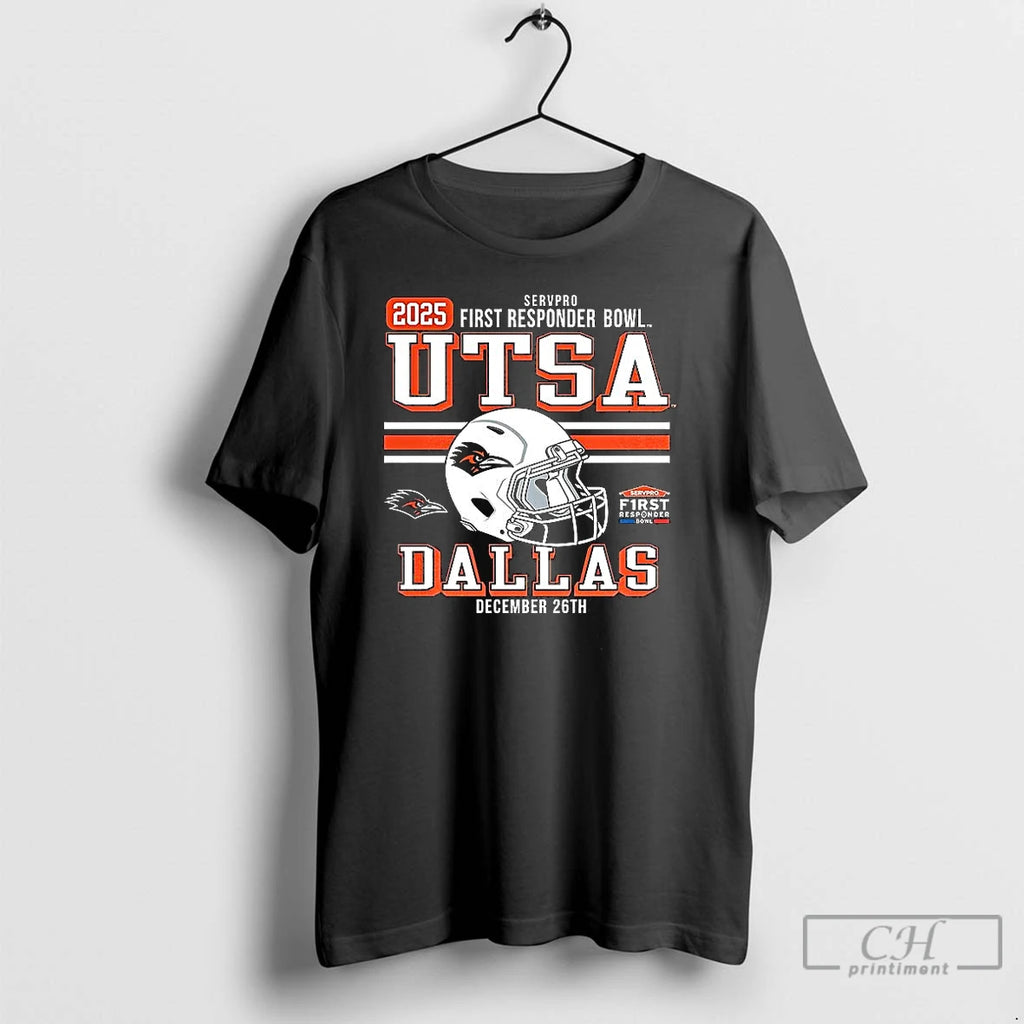 Premium Utsa Roadrunners 2025 First Responder Bowl Bound T-Shirts, Hoodie, Sweatshirt | PopFlextees.com