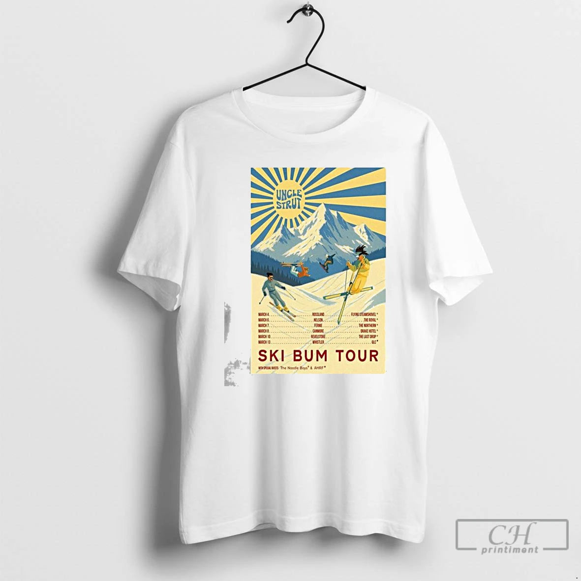 Premium Uncle Strut Ski Bum Tour March 2026 T-Shirts, Hoodie, Sweatshirt | PopFlextees.com