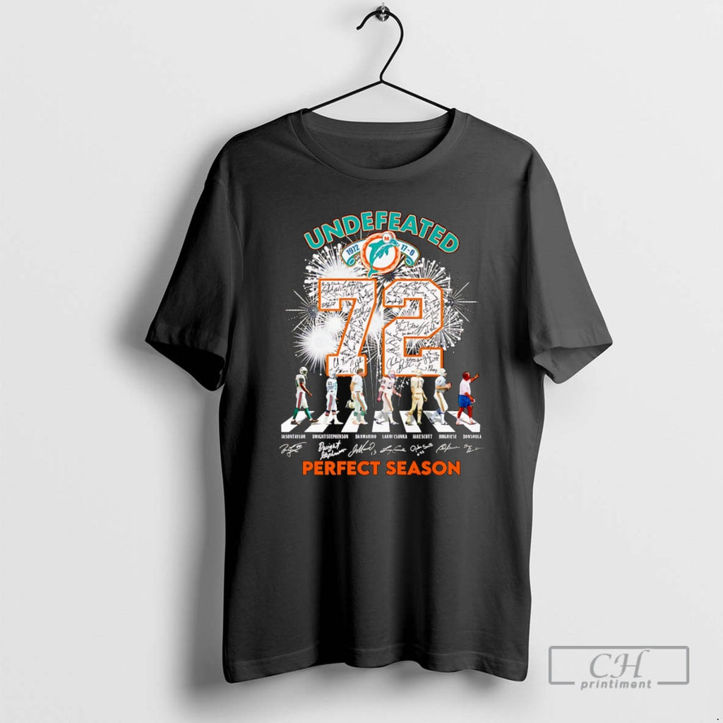 Premium Undefeated 72 Miami Dolphins Perfect Season Shirt Sweater Hoodie, Sweatshirt | PopFlextees.com
