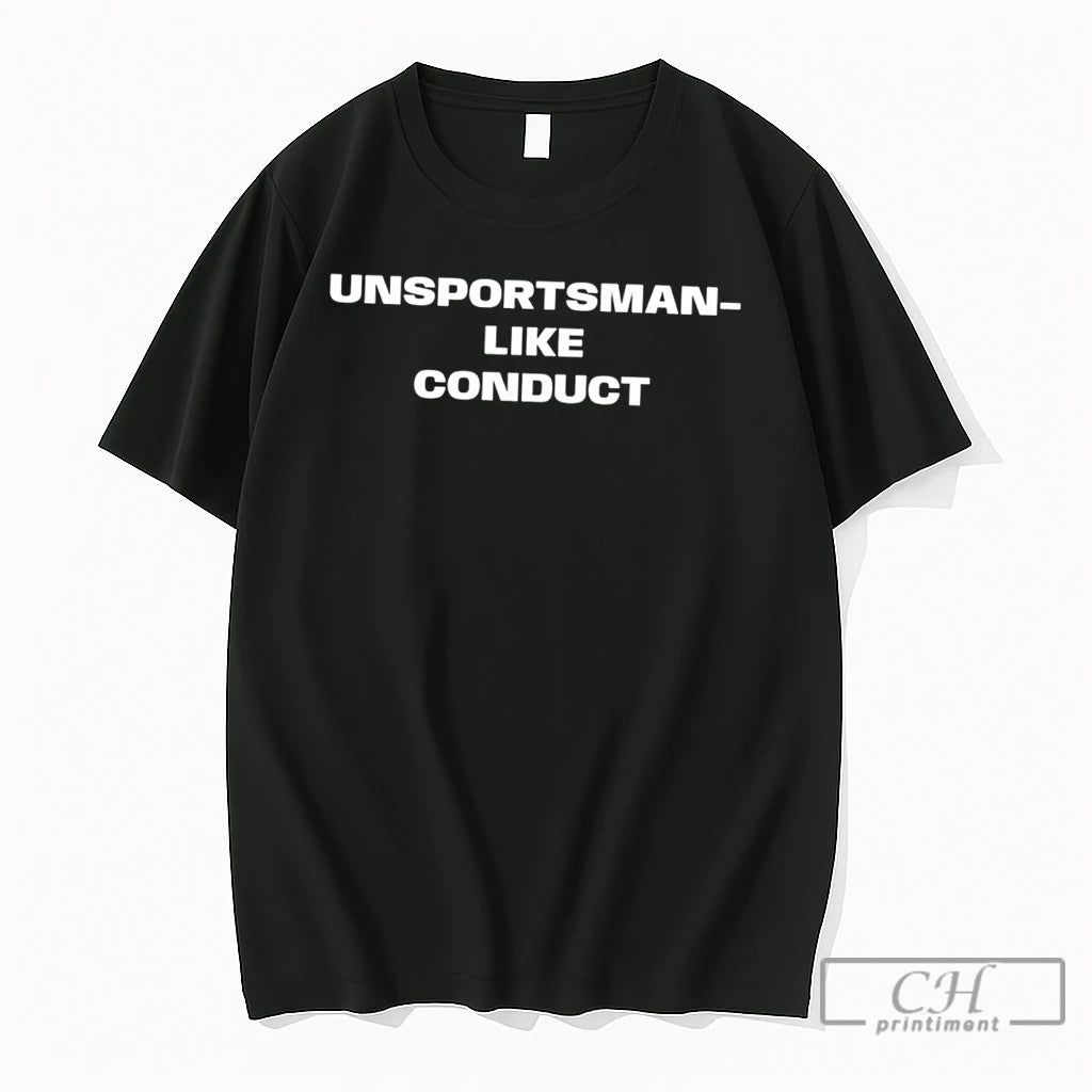 Premium Unsportsmanlike Conduct Hockey Tee