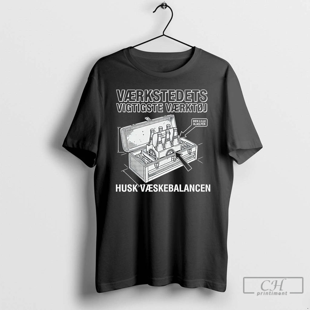 Premium Vaerkstedets Vigtigste Vaerktoj T-Shirts, Hoodie, Sweatshirt | PopFlextees.com