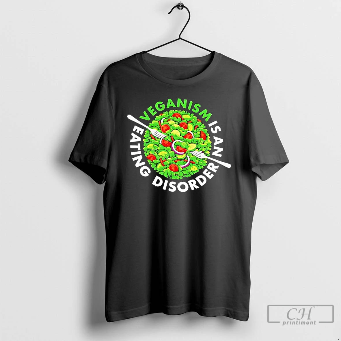 Premium Veganism Is An Eating Disorder 2026 Tee Hoodie, Sweatshirt | PopFlextees.com