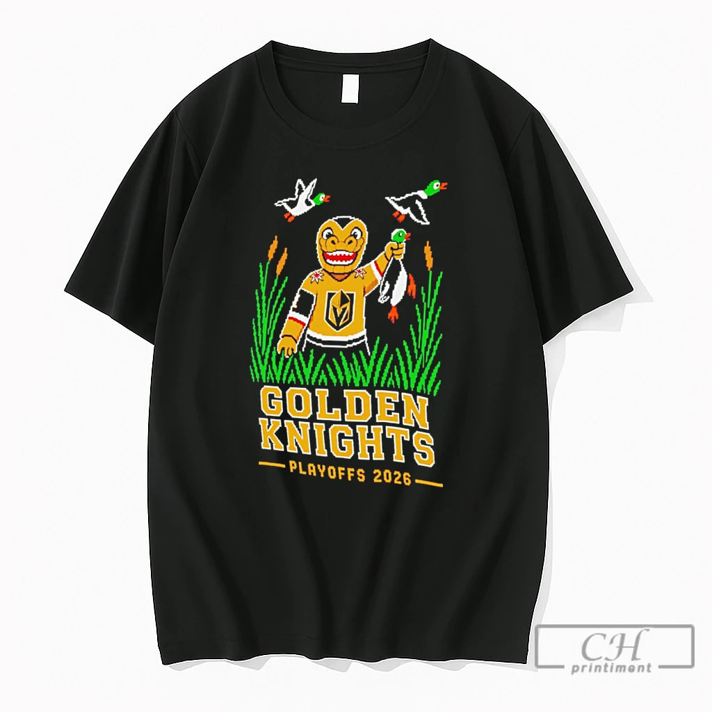 Premium Vegas Golden Knights Stanley Cup Final Plyoffs 2026 Mascot Tee