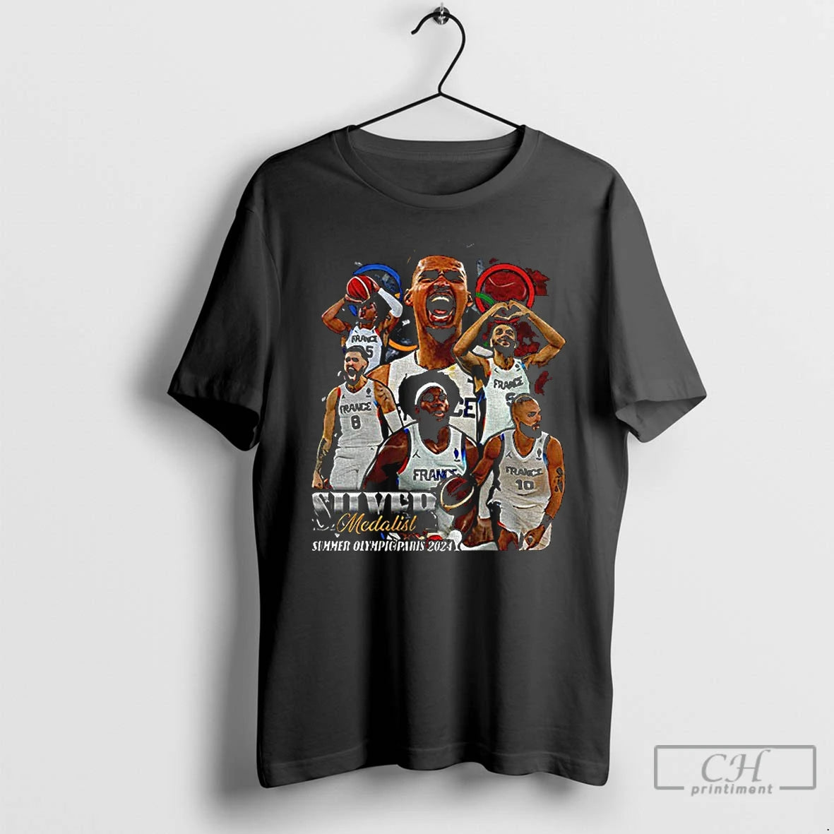 Premium Victor Wembanyama San Antonio Spurs Nba Draft 2025 Silver Medalist T-Shirts, Hoodie, Sweatshirt | PopFlextees.com