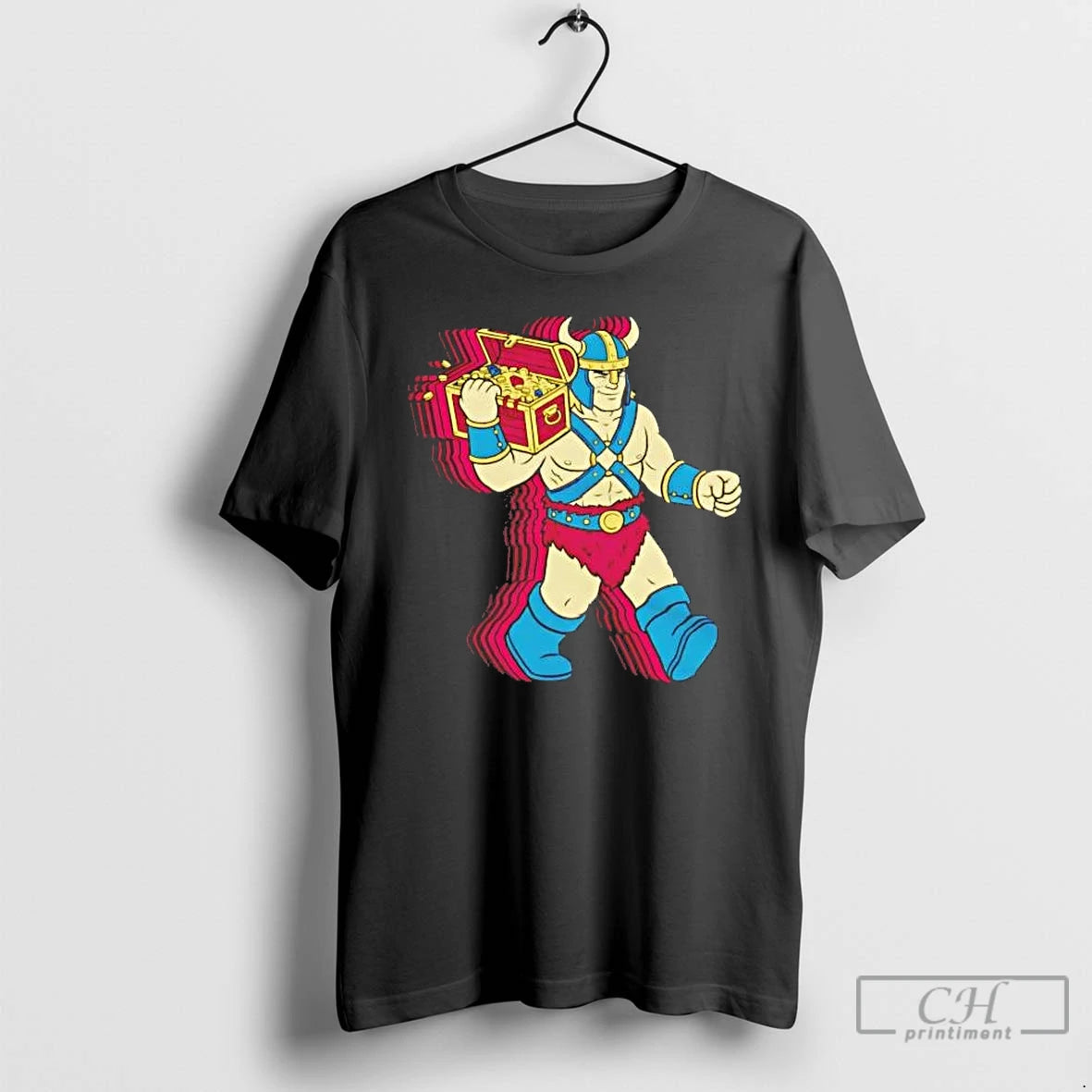 Premium Viking Carry The Treasure Chest T-Shirts, Hoodie, Sweatshirt | PopFlextees.com