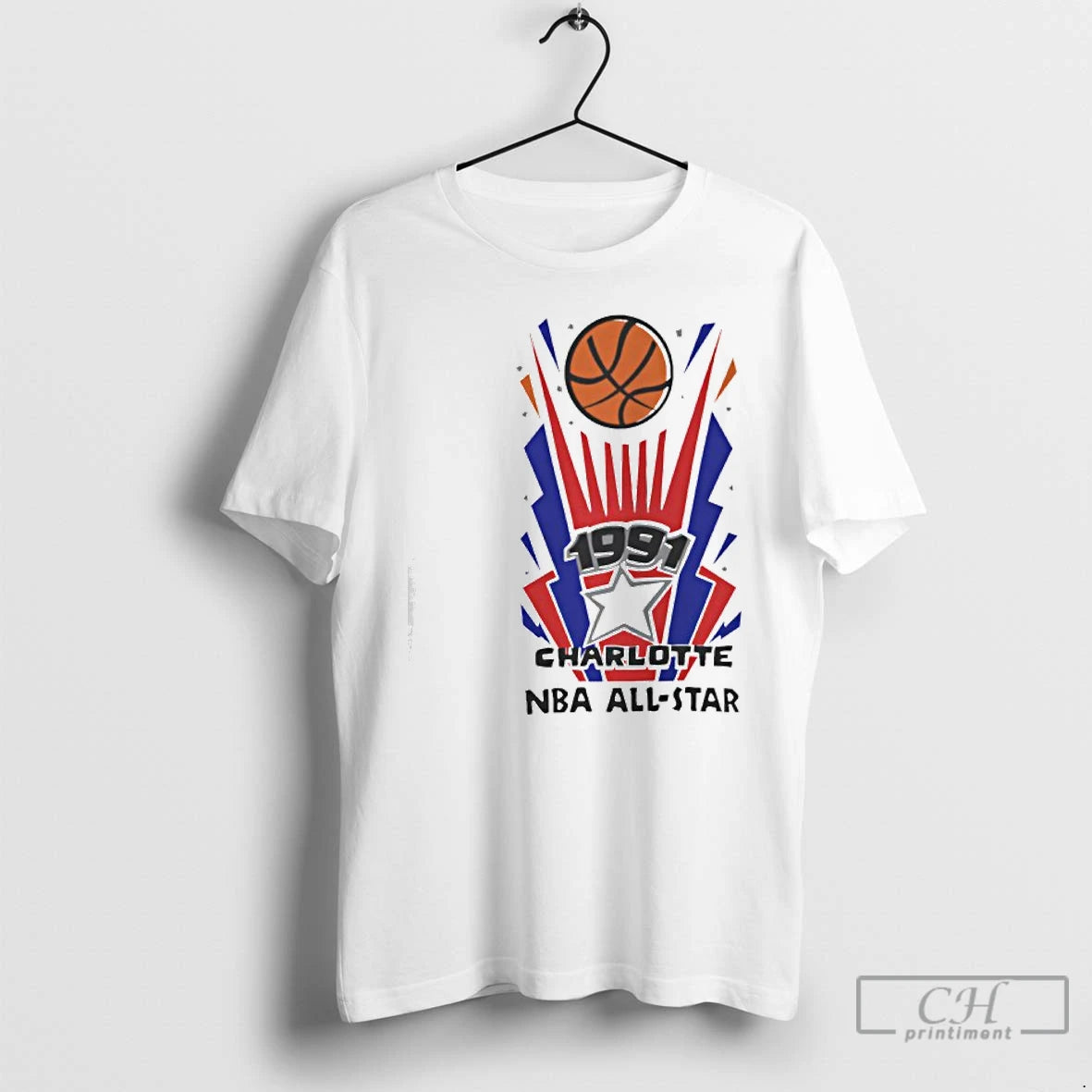 Premium Vintage 1991 Charlotte Nba All Star Game T-Shirts, Hoodie, Sweatshirt | PopFlextees.com