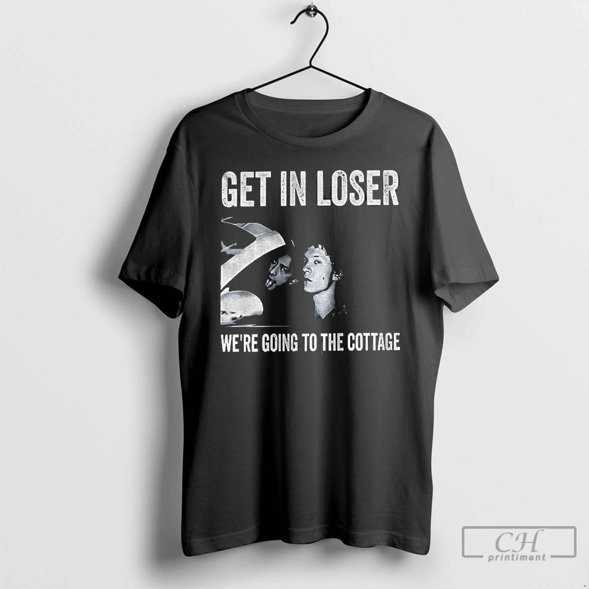 Premium Vintage Get In Loser Were Going To The Cottage Movie Lover T Shirts Sweater Hoodie, Sweatshirt | PopFlextees.com