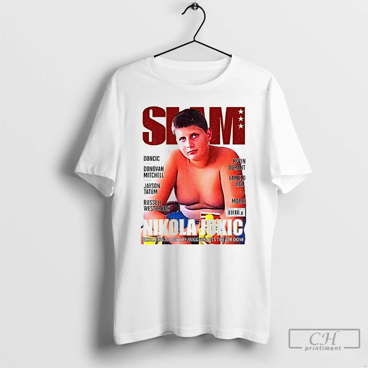 Premium Vintage Nikola Jokic Slam Magazine 90s Graphic Basketball T-Shirts, Hoodie, Sweatshirt | PopFlextees.com