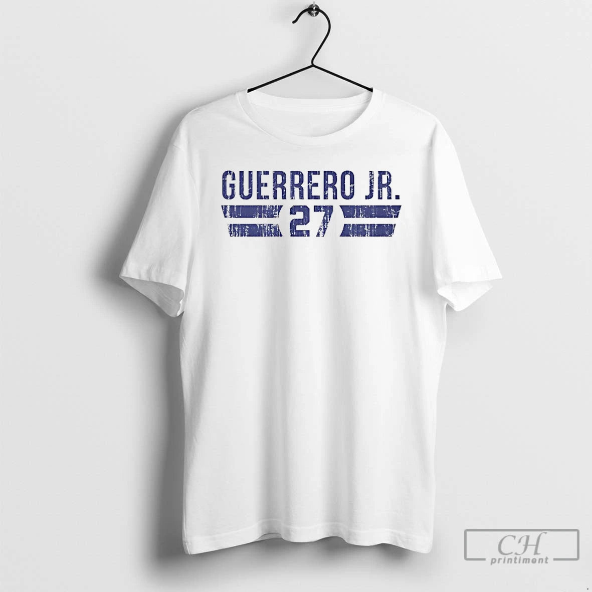Premium Vladimir Guerrero Jr 27 Blue Jays Player Name And Number T-Shirts, Hoodie, Sweatshirt | PopFlextees.com