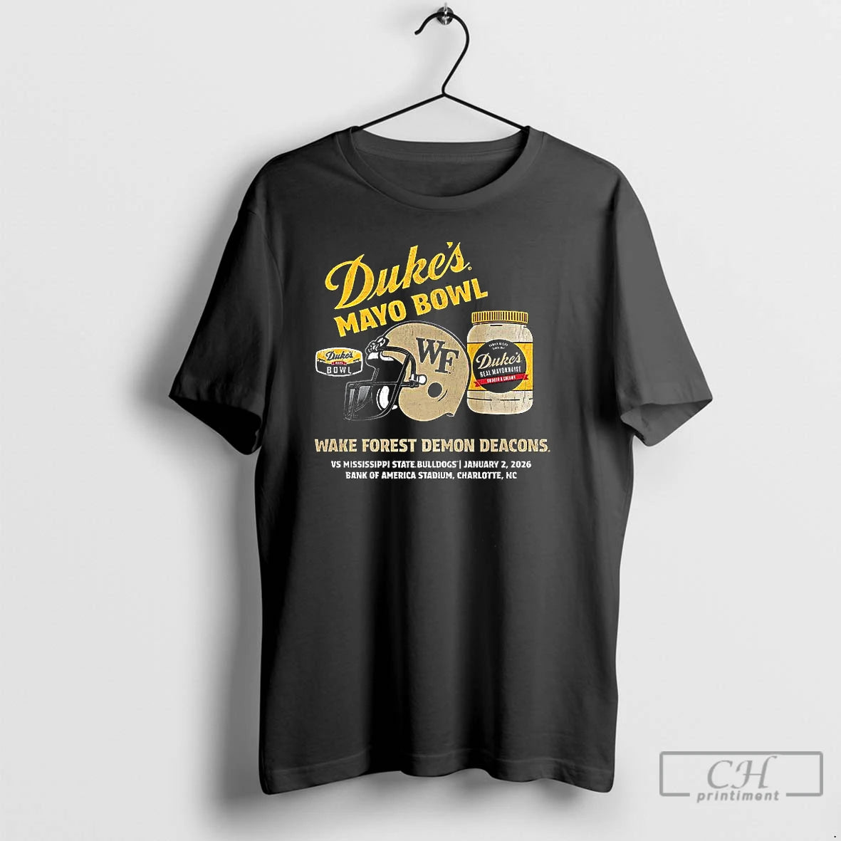 Premium Wake Forest Demon Deacons 2026 Dukes Mayo Bowl T-Shirts, Hoodie, Sweatshirt | PopFlextees.com