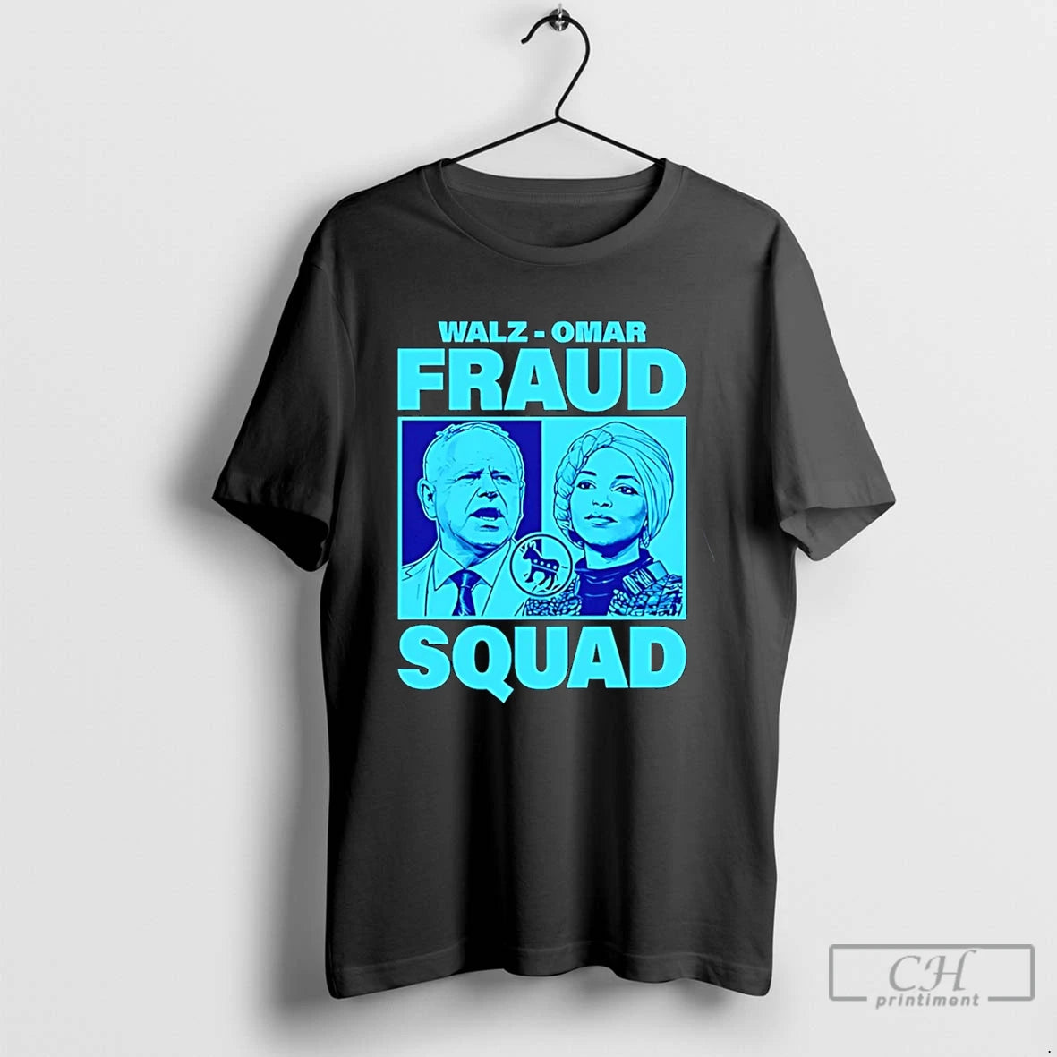 Premium Walz Omar Fraud Squad T-Shirts, Hoodie, Sweatshirt | PopFlextees.com