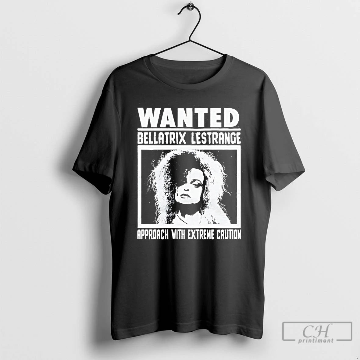 Premium Wanted Bellatrix Lestrange Approach With Extreme Caution Sirt T-Shirts, Hoodie, Sweatshirt | PopFlextees.com
