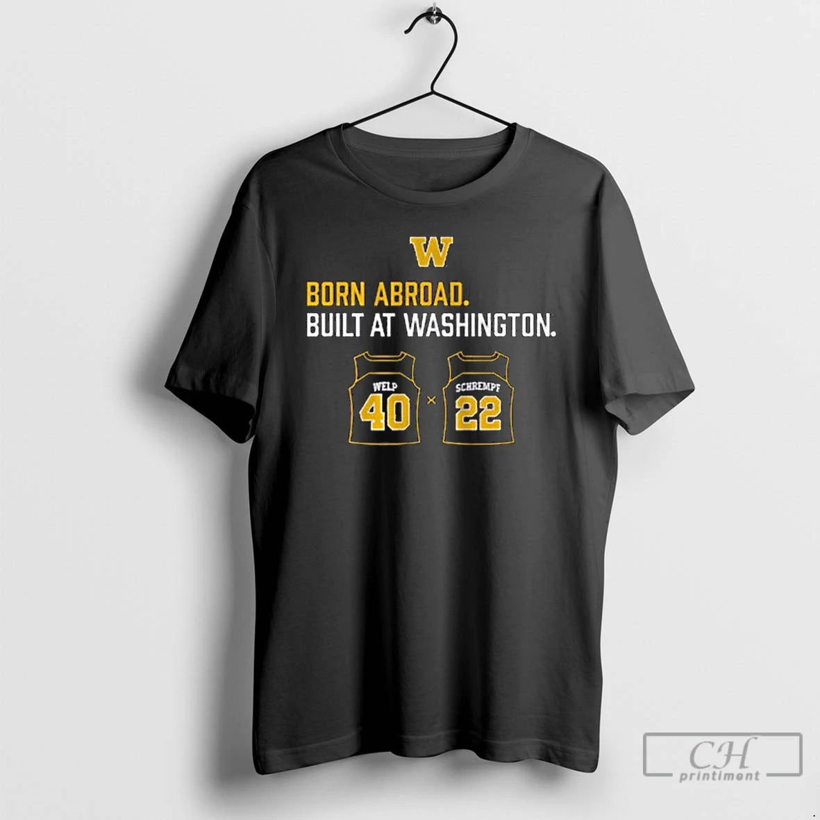 Premium Washington Huskies Schrempf Welp Duo T-Shirts, Hoodie, Sweatshirt | PopFlextees.com