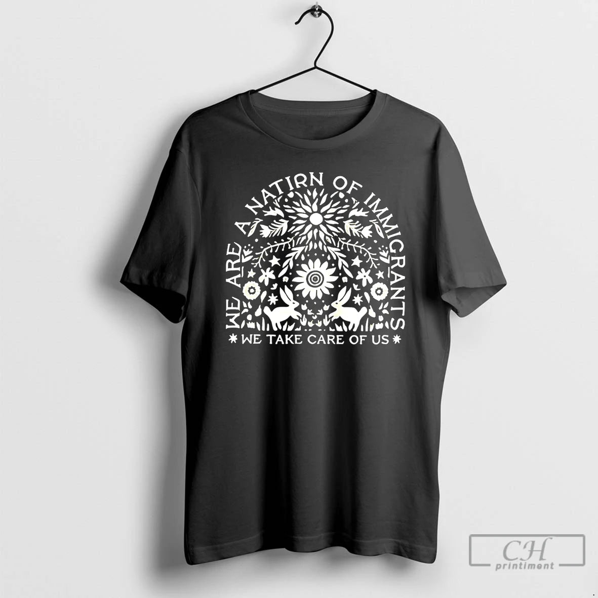 Premium We Are A Nation Of Immigrations Abolish Ice T-Shirts, Hoodie, Sweatshirt | PopFlextees.com