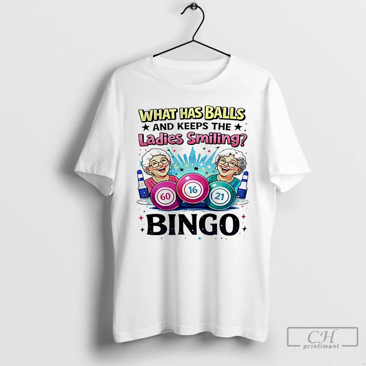 Premium What Has Balls And Keeps The Smiling Bingo T-Shirts, Hoodie, Sweatshirt | PopFlextees.com