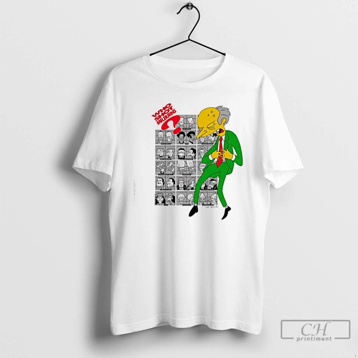 Premium Who Shot Mr Burns Simpsons T-Shirts, Hoodie, Sweatshirt | PopFlextees.com