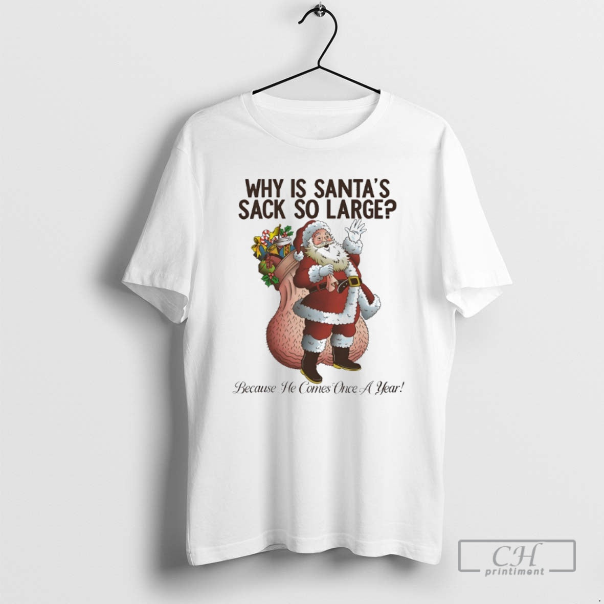 Premium Why Is Santas Sack So Large Shirt Sweater Hoodie, Sweatshirt | PopFlextees.com