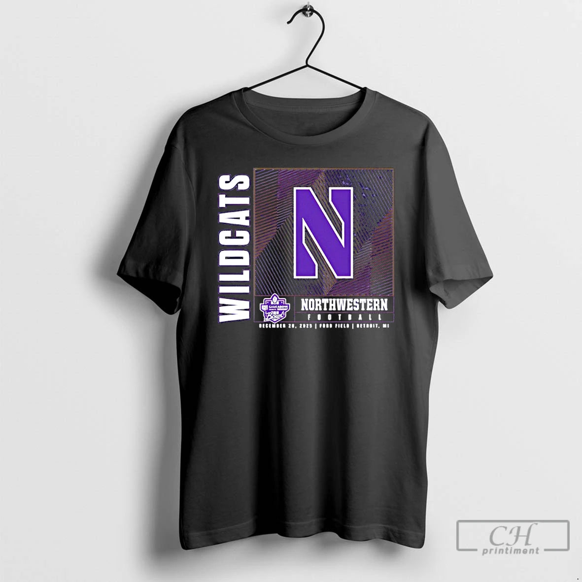 Premium Wildcats Northwestern 2025 Gameabove Sports Bowl Line Art T-Shirts, Hoodie, Sweatshirt | PopFlextees.com