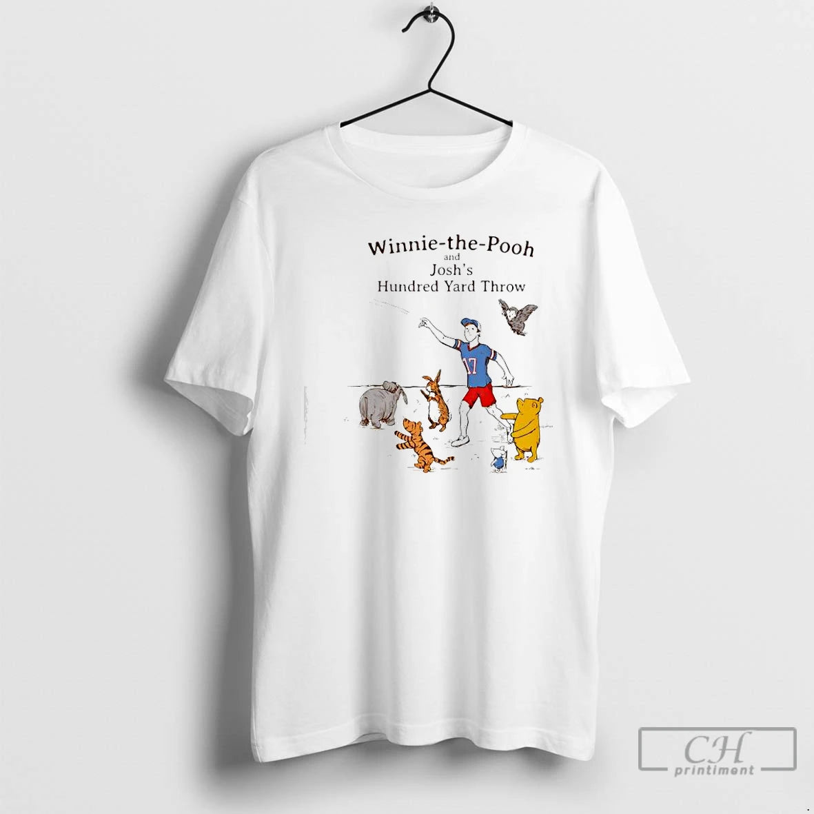 Premium Winnie The Pooh And Joshs The Hundred Yard Throw T-Shirts, Hoodie, Sweatshirt | PopFlextees.com