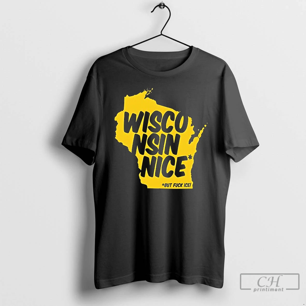 Premium Wisconsin Nice But Fuck Ice T-Shirts, Hoodie, Sweatshirt | PopFlextees.com