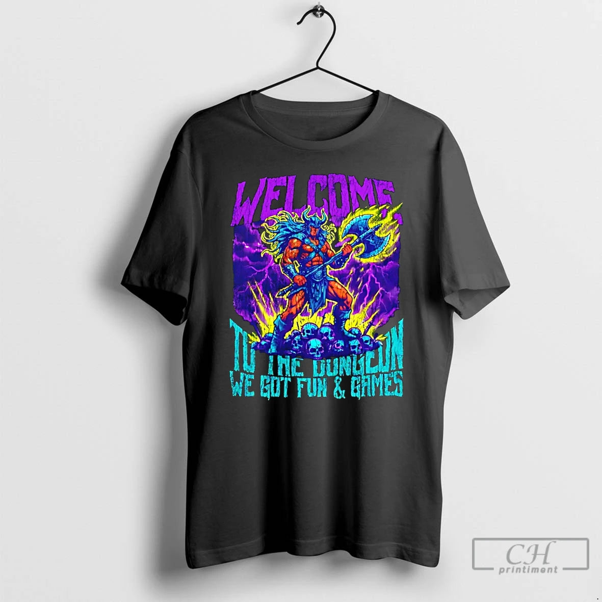 Premium Wizard Welcome To The Dungeon We Got Fun And Games T-Shirts, Hoodie, Sweatshirt | PopFlextees.com
