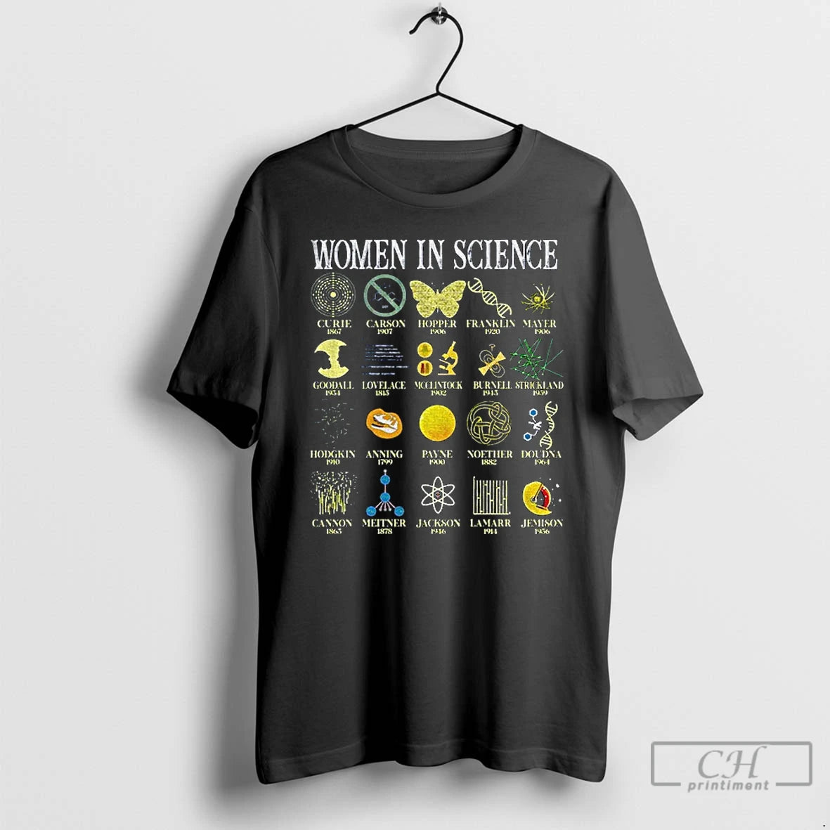 Premium Woman In Science Preppy Aesthetic T-Shirts, Hoodie, Sweatshirt | PopFlextees.com
