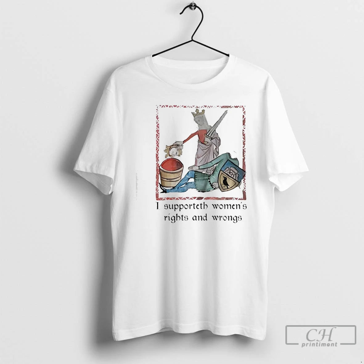 Premium Women Behead I Supporteth Womens Rights And Wrongs T-Shirts, Hoodie, Sweatshirt | PopFlextees.com