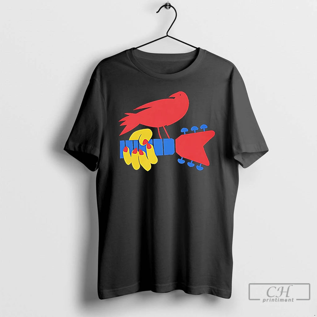 Premium Woodstock Bird Guitar T-Shirts, Hoodie, Sweatshirt | PopFlextees.com