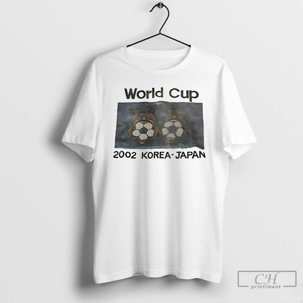 Premium World Cup 2002 Korea Japan Vintage T-Shirts, Hoodie, Sweatshirt | PopFlextees.com