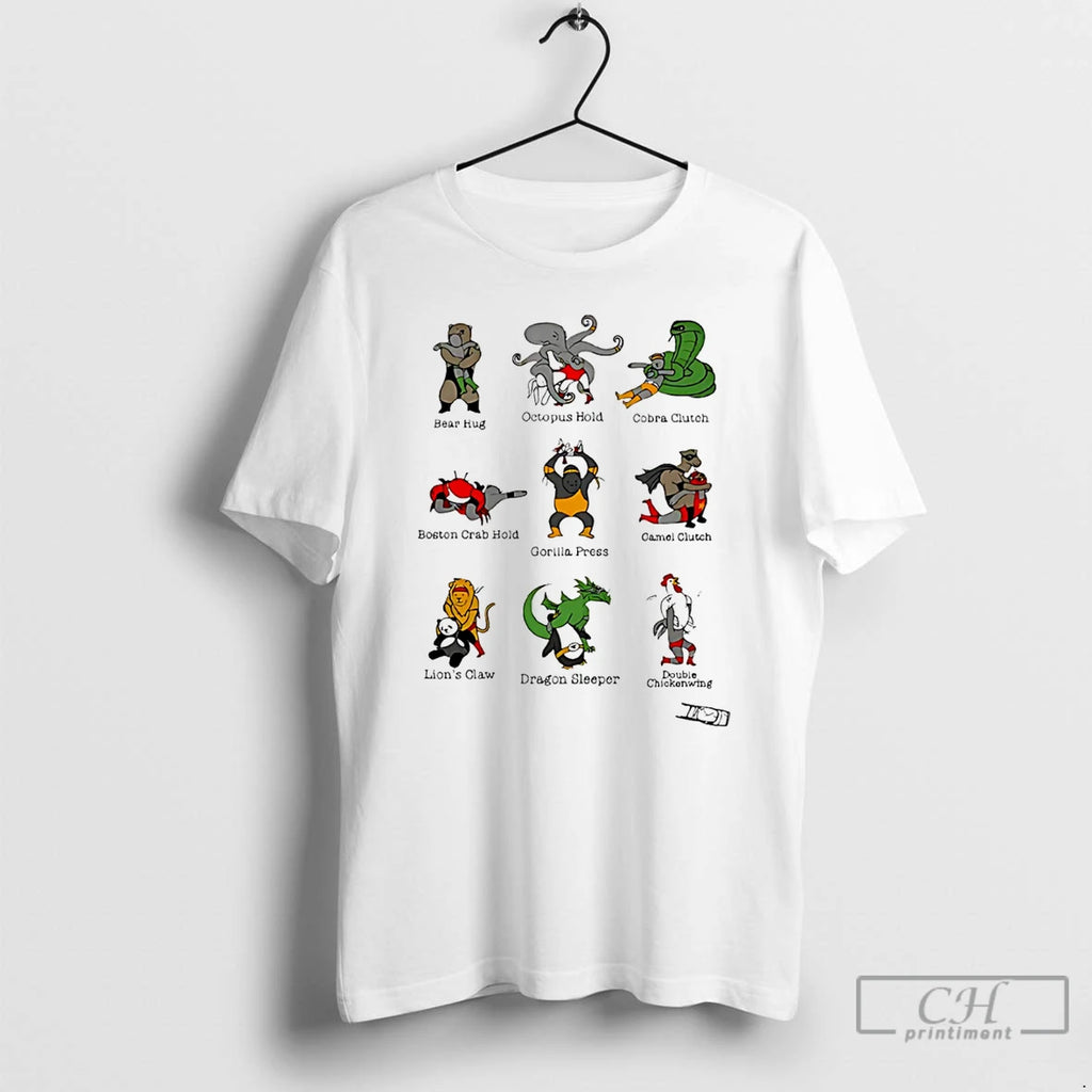 Premium Wrestling Moves Named After Animals T-Shirts, Hoodie, Sweatshirt | PopFlextees.com