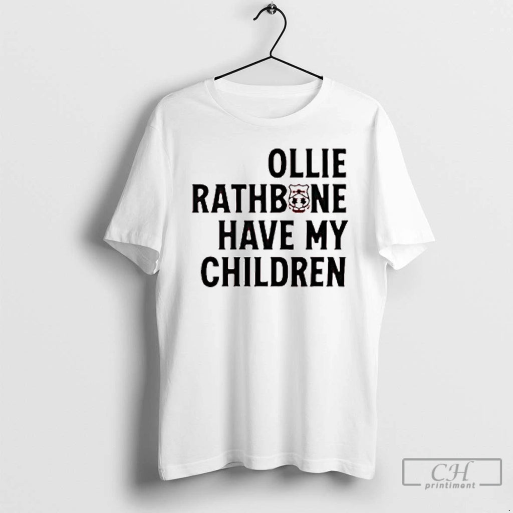 Premium Wrexham Afc Ollie Rathbone Have My Children Left Chest T-Shirts, Hoodie, Sweatshirt | PopFlextees.com