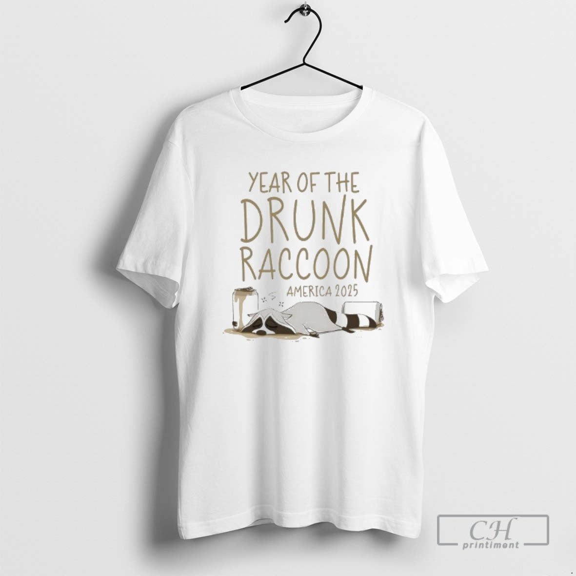 Premium Year Of The Drunk Raccoon America 2025 Shirt Sweater Hoodie, Sweatshirt | PopFlextees.com