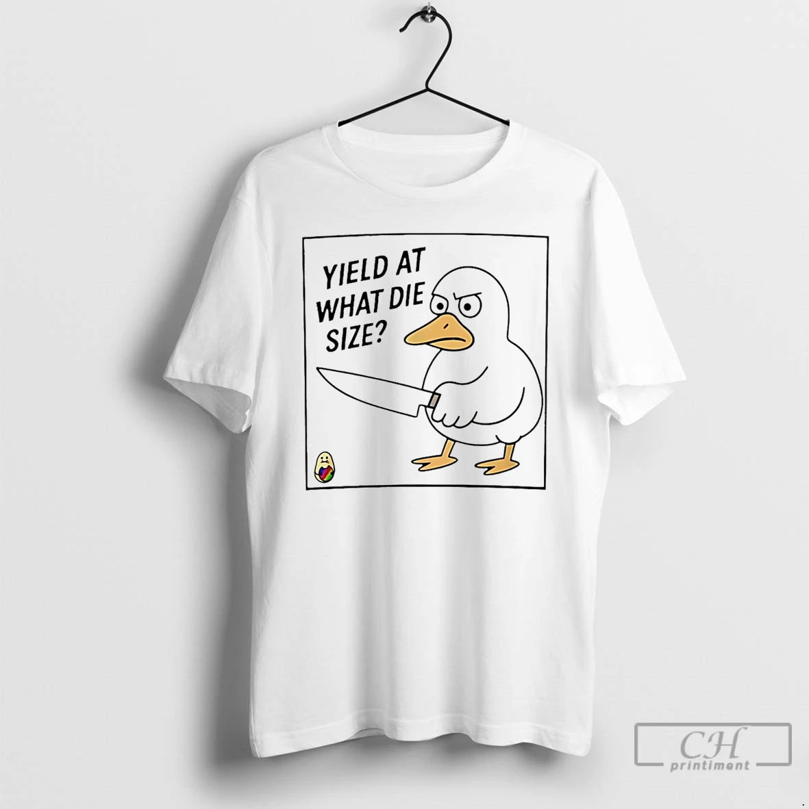 Premium Yield At What Die Size Duck Meme T-Shirts, Hoodie, Sweatshirt | PopFlextees.com