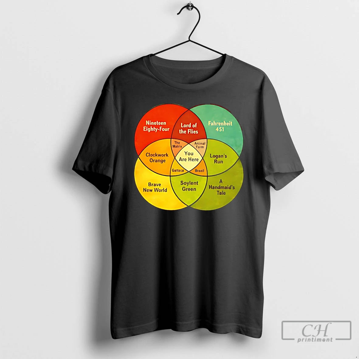Premium You Are Here Lord Of The Flies The Matrix Animal Farm Brazil T Shirts Hoodie, Sweatshirt | PopFlextees.com