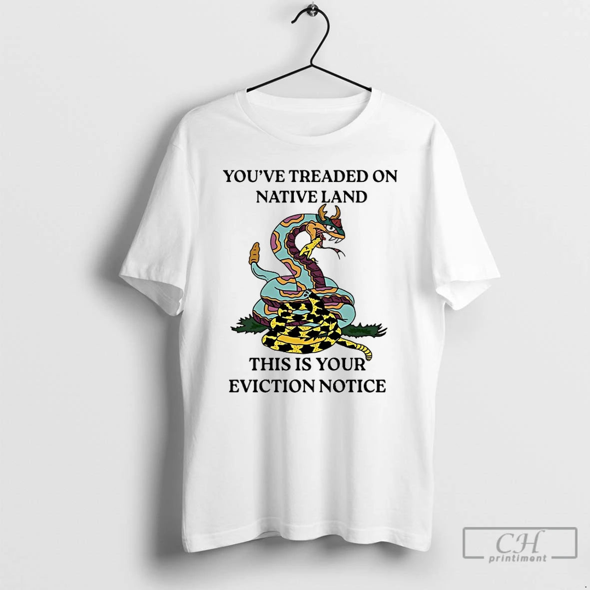 Premium Youve Treated On Nativeland This Is Your Eviction Notice T-Shirts, Hoodie, Sweatshirt | PopFlextees.com
