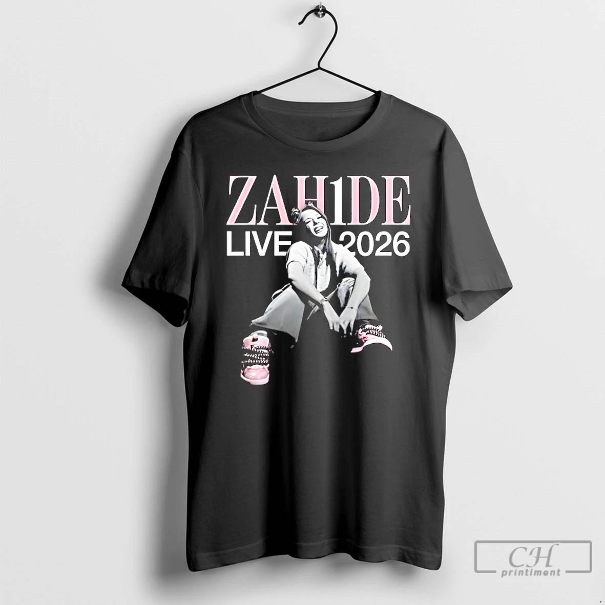 Premium Zah1de Zahide Kayaci Live 2026 Portrait T-Shirts, Hoodie, Sweatshirt | PopFlextees.com