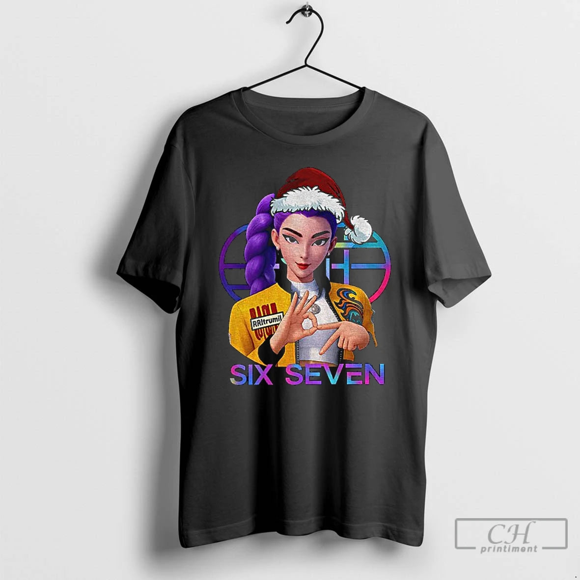 Premium Ziu5l9is Huntrix K Pop Demon Hunters 6 7 Meme Funny Christmas T Shirts Sweater Hoodie, Sweatshirt | PopFlextees.com