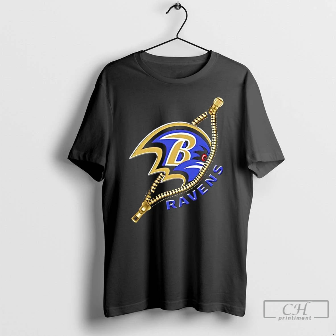 Premium Zipper X Baltimore Ravens Football Logo T-Shirts, Hoodie, Sweatshirt | PopFlextees.com