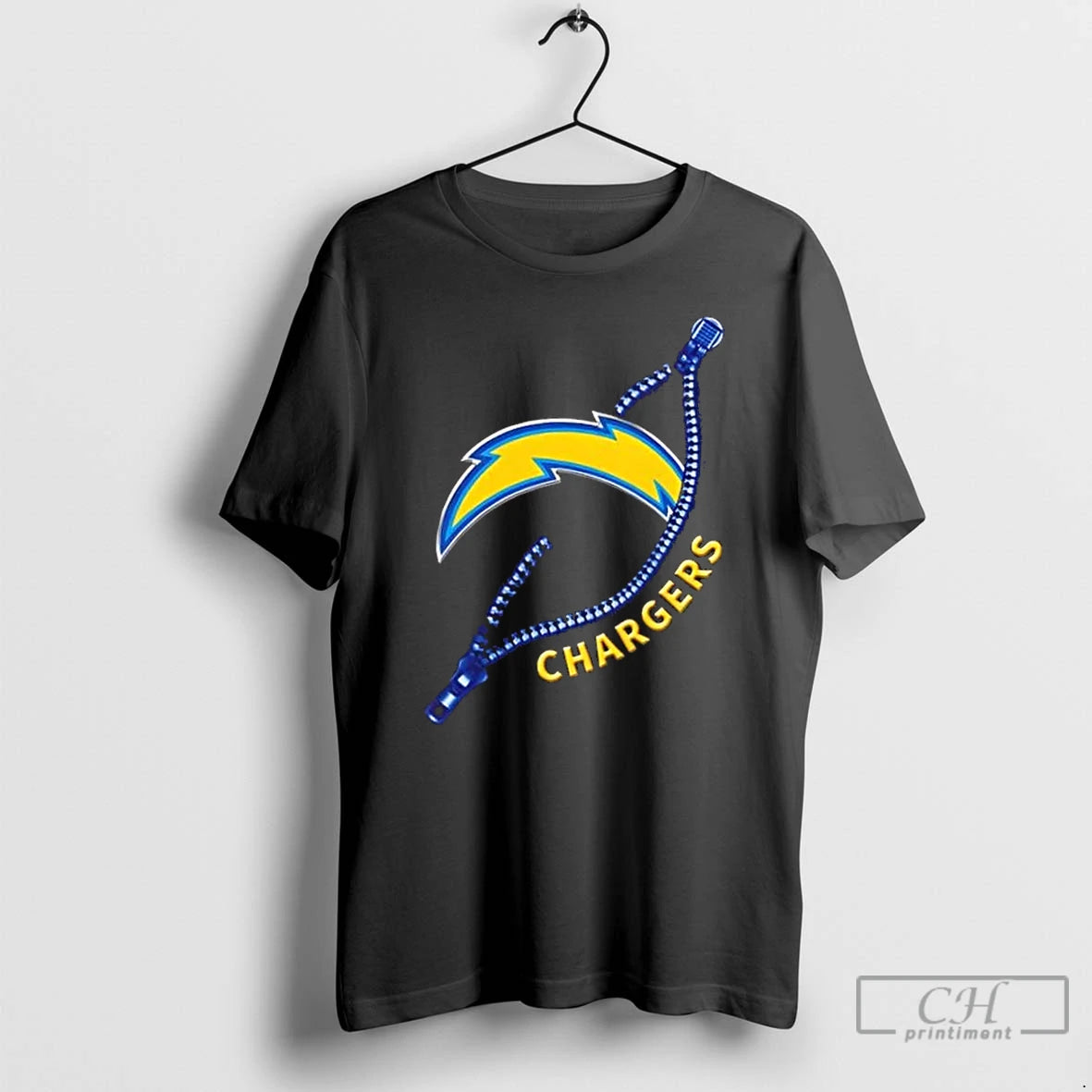 Premium Zipper X Los Angeles Chargers Football Logo T-Shirts, Hoodie, Sweatshirt | PopFlextees.com