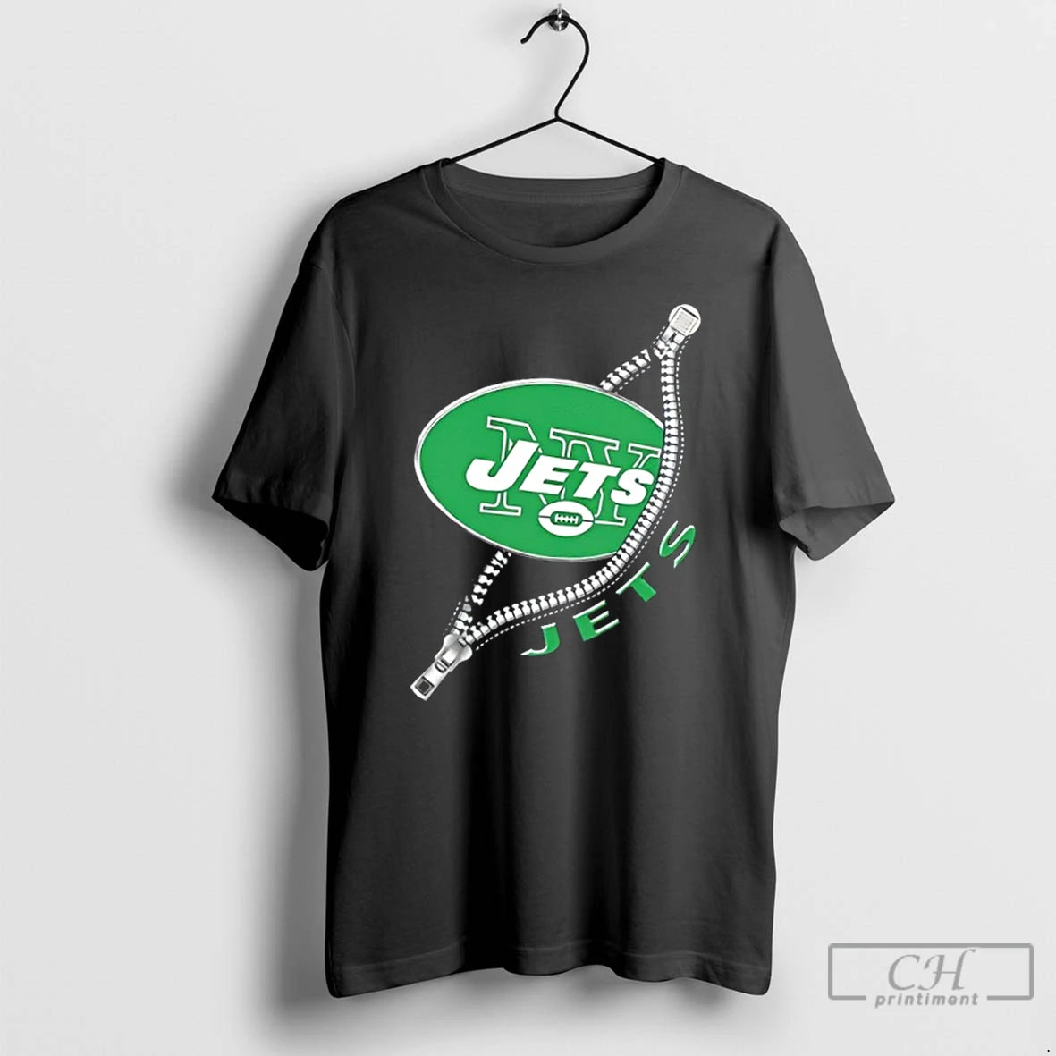 Premium Zipper X New York Jets Football Logo T-Shirts, Hoodie, Sweatshirt | PopFlextees.com