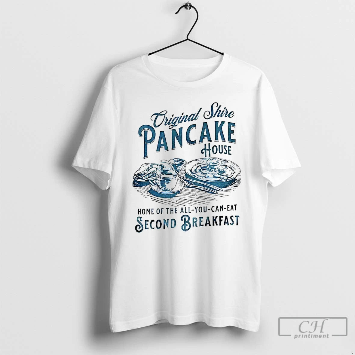 Premium Shire Pancake House Home Of The Al You Can Eat Second Breakfast T Shirts Hoodie, Sweatshirt | PopFlextees.com