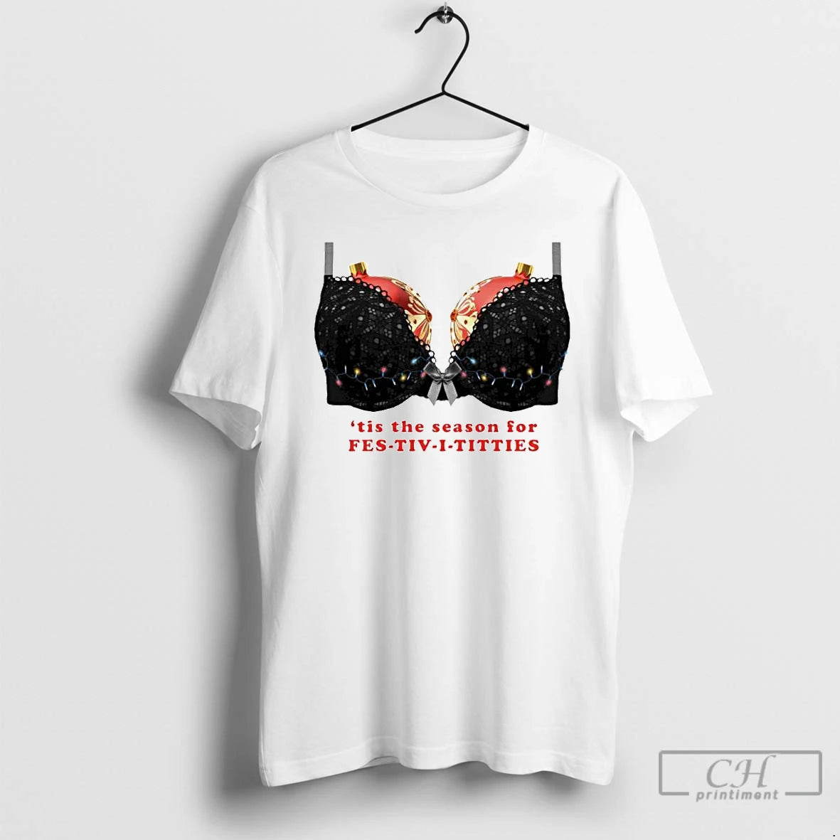 Premium Tis The Season For Fest Tiv I Titties Ornaments T-Shirts, Hoodie, Sweatshirt | PopFlextees.com