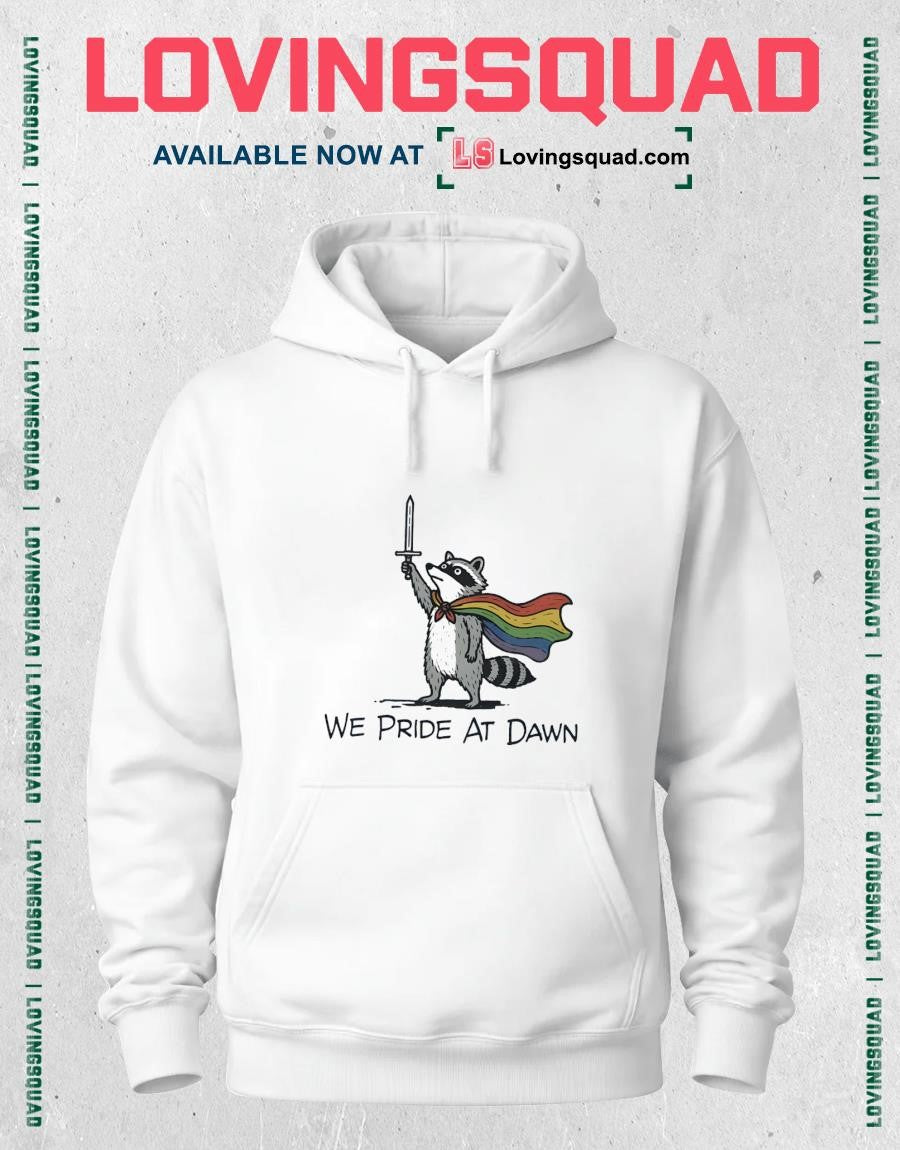 Pride Flag Raccoon LGBTQ Ally Shirt