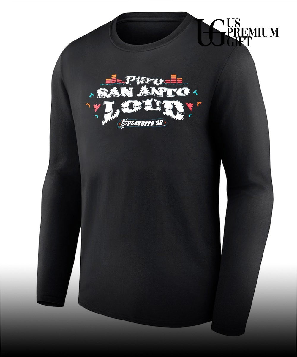 Puro San Anto Loud Playoffs ’26 San Antonio Spurs NBA shirt