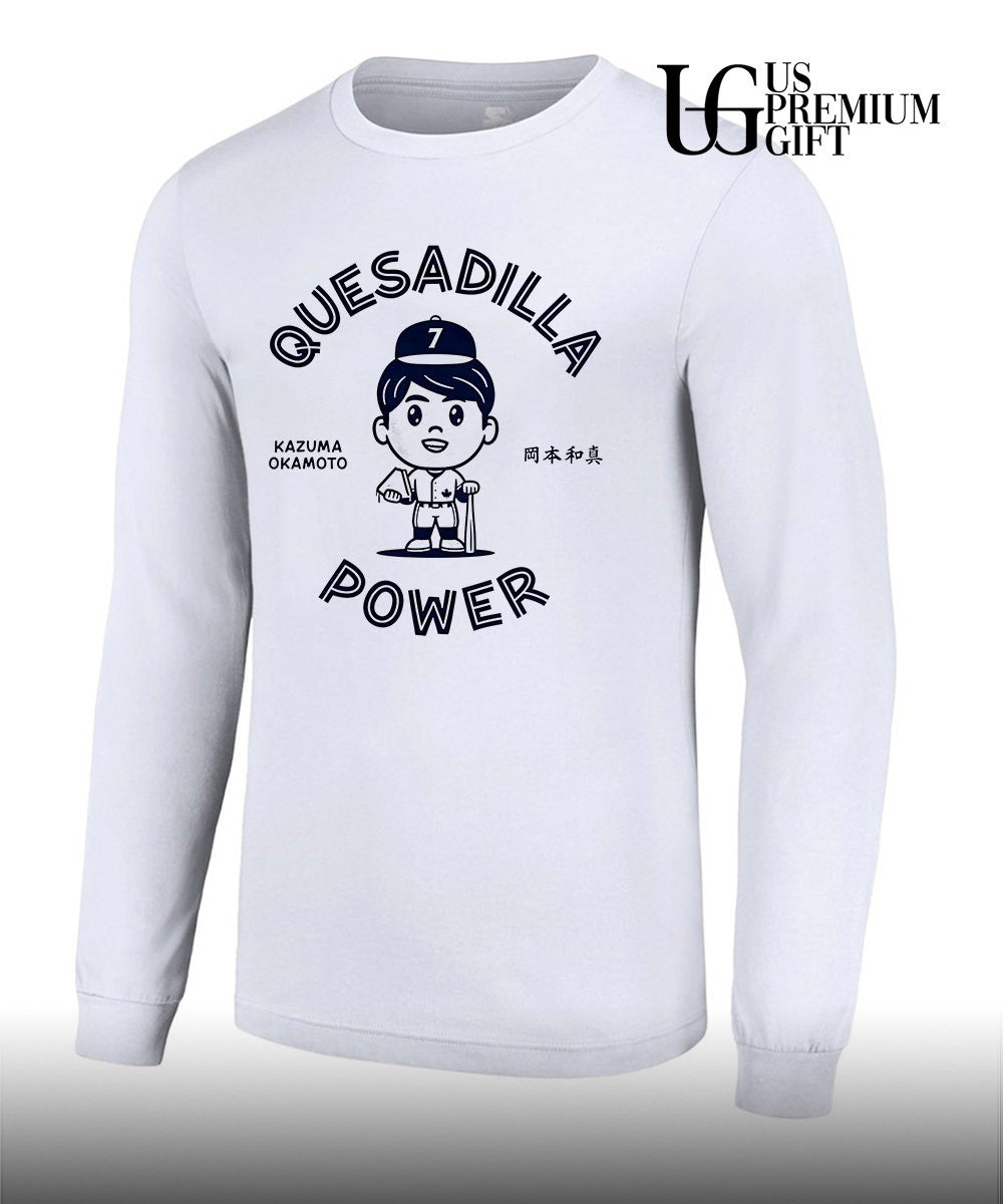 Quesadilla Power Kazuma Okamoto Toronto Blue Jays baseball shirt
