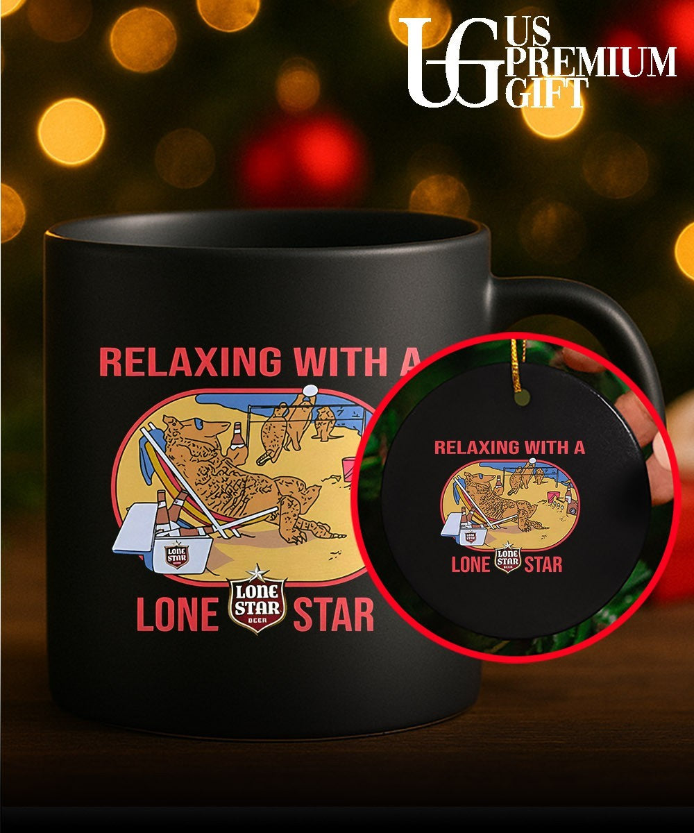 Relaxing with a Lone Star Beer shirt