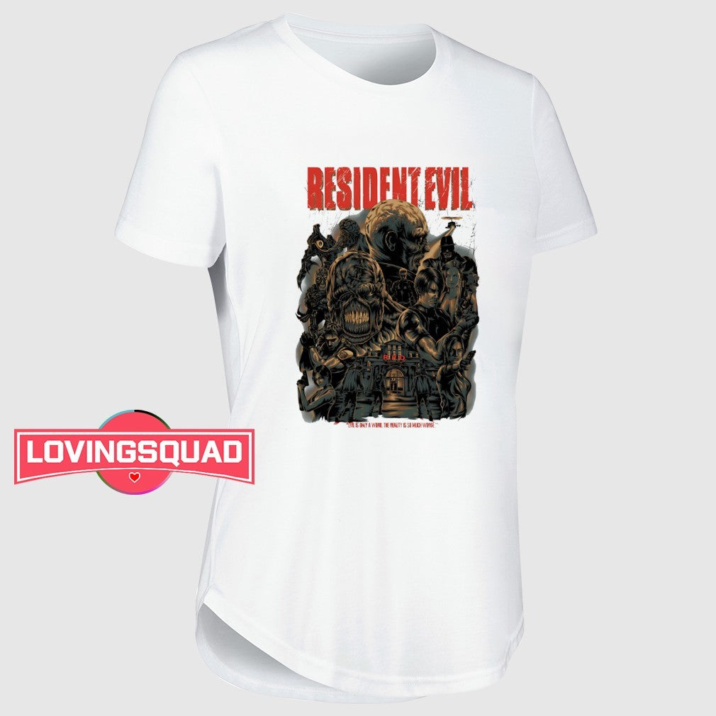 Resident evil classic horror game characters monsters shirt